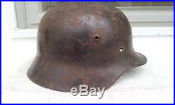 German Helmet M40 Size 62 Ww2 Stahlhelm
