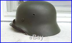 German Helmet M40 Size 64 Wh Ww2 Stahlhelm