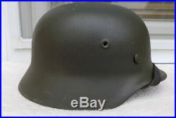 German Helmet M40 Size Ef64 Ww2 Stahlhelm