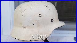 German Helmet M40 Size Et68 Ww2 Stahlhelm + Liner Band