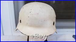 German Helmet M40 Size Et68 Ww2 Stahlhelm + Liner Band