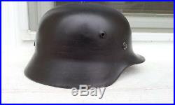 German Helmet M40 Size Hkp64 Ww2 Stahlhelm With Rivets