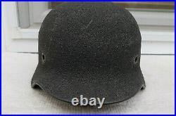 German Helmet M40 Size Q64 Camo Sand Color Ww2 Stahlhelm