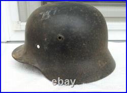German Helmet M40 Size Se62 Ww2 Stahlhelm