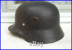 German Helmet M40 Size Se64 Ww2 Stahlhelm