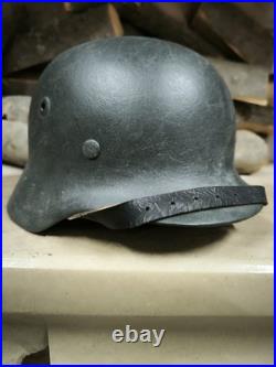 German Helmet M40 WW2 Combat helmet M 40 WWII size 62 Free Shipping German Helmet M40 WW2 Combat helmet M 40 WWII size 62 Free Shipping