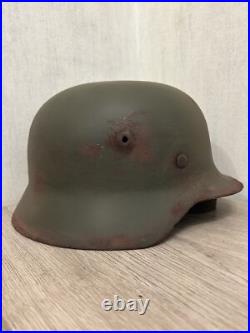 German Helmet M40 WW2 Combat helmet M 40 WWII size 64 German Helmet M40 WW2 Combat helmet M 40 WWII size 64