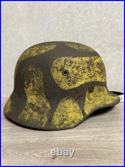 German Helmet M40 WW2 original paint (without restoration) WWII size 62