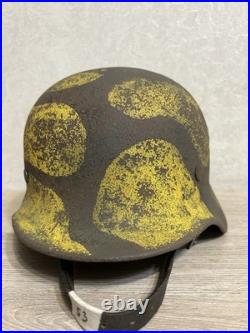 German Helmet M40 WW2 original paint (without restoration) WWII size 62