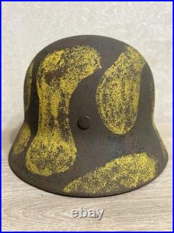 German Helmet M40 WW2 original paint (without restoration) WWII size 62