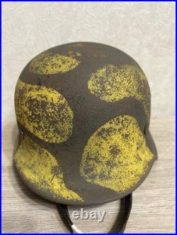 German Helmet M40 WW2 original paint (without restoration) WWII size 62