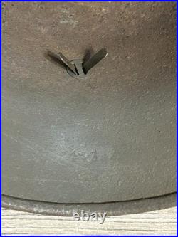 German Helmet M40 WW2 original paint (without restoration) WWII size 62