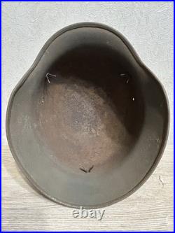 German Helmet M40 WW2 original paint (without restoration) WWII size 62