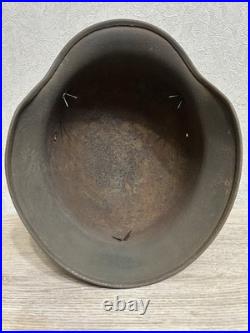 German Helmet M40 WW2 original paint (without restoration) WWII size 62