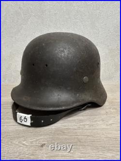 German Helmet M40 WW2 original paint (without restoration) WWII size 64 German Helmet M40 WW2 original paint (without restoration) WWII size 64