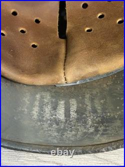 German Helmet M40 WW2 original paint (without restoration) WWII size 64