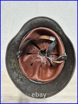 German Helmet M40 WW2 original paint (without restoration) WWII size 64 German Helmet M40 WW2 original paint (without restoration) WWII size 64
