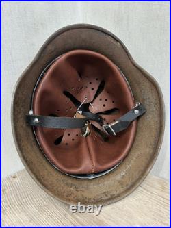 German Helmet M40 WW2 without restoration (original paint) WWII size 64