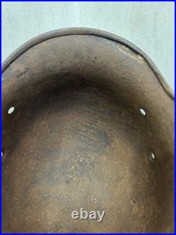 German Helmet M40 WW2 without restoration (original paint) WWII size 64