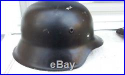 German Helmet M42 Size Ef66 Ww2 Stahlhelm
