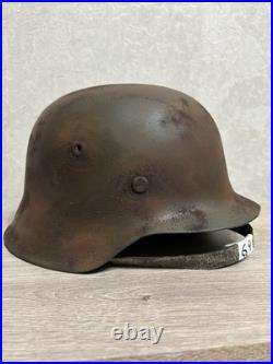 German Helmet M42 WW2 Combat helmet M 42 WWII size 64 German Helmet M42 WW2 Combat helmet M 42 WWII size 64