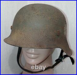 German Helmet M42 WW2 Combat helmet M35 without restoration