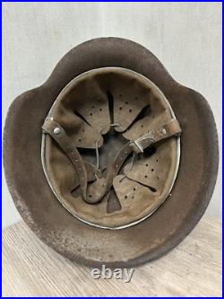German Helmet M42 WW2 original paint (without restoration) WWII size 64 German Helmet M42 WW2 original paint (without restoration) WWII size 64
