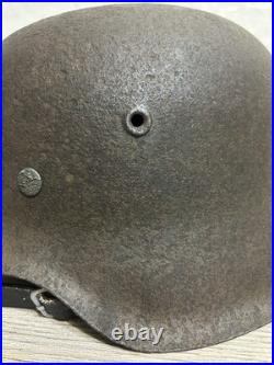 German Helmet M42 WW2 original paint (without restoration) WWII size 64