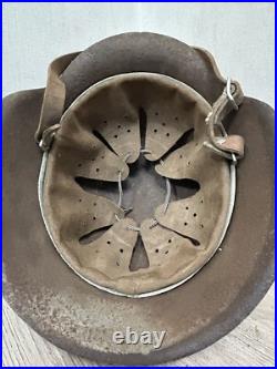 German Helmet M42 WW2 original paint (without restoration) WWII size 64 German Helmet M42 WW2 original paint (without restoration) WWII size 64