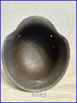 German Helmet M42 WW2 original paint (without restoration) WWII size 64