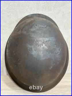 German Helmet M42 WW2 without restoration (original paint) WWII size 62