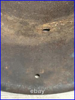 German Helmet M42 WW2 without restoration (original paint) WWII size 62