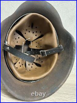 German Helmet M42 WW2 without restoration (original paint) WWII size 62