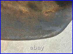 German Helmet M42 WW2 without restoration (original paint) WWII size 62