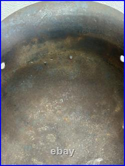 German Helmet M42 WW2 without restoration (original paint) WWII size 62