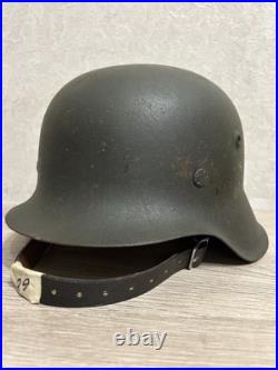 German Helmet M42 WW2 without restoration (original paint) WWII size 64 German Helmet M42 WW2 without restoration (original paint) WWII size 64