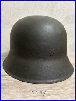 German Helmet M42 WW2 without restoration (original paint) WWII size 64 German Helmet M42 WW2 without restoration (original paint) WWII size 64