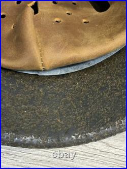 German Helmet M42 WW2 without restoration (original paint) WWII size 64