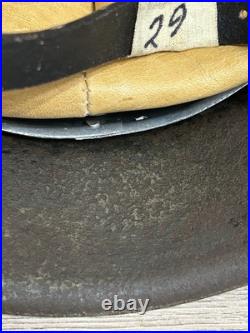 German Helmet M42 WW2 without restoration (original paint) WWII size 64 German Helmet M42 WW2 without restoration (original paint) WWII size 64