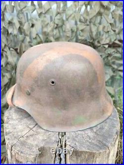 German Helmet Original WW2 WWII steel hemet german army 6