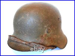 German Helmet WWII camouflage zimmerit anti reflective Panzer Division