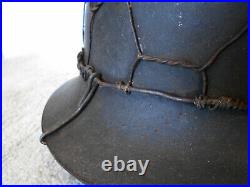 German Helmet WWII chicken Wire combat Helmet