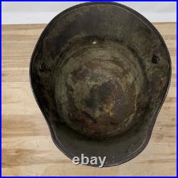 German Late WWI WWII Transitional Stahhelm Helmet M16 E. T. 66 No Liner German Late WWI WWII Transitional Stahhelm Helmet M16 E. T. 66 No Liner