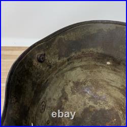 German Late WWI WWII Transitional Stahhelm Helmet M16 E. T. 66 No Liner German Late WWI WWII Transitional Stahhelm Helmet M16 E. T. 66 No Liner