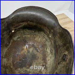 German Late WWI WWII Transitional Stahhelm Helmet M16 E. T. 66 No Liner German Late WWI WWII Transitional Stahhelm Helmet M16 E. T. 66 No Liner