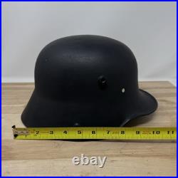 German Late WWI WWII Transitional Stahhelm Helmet M16 E. T. 66 No Liner German Late WWI WWII Transitional Stahhelm Helmet M16 E. T. 66 No Liner