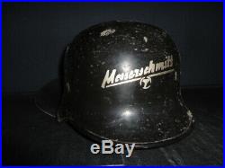 German M34 Helmet from the Messerschmitt factory WW2 WWII