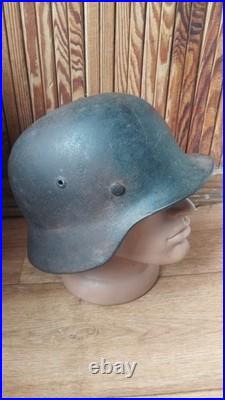 German M35 Steel Helmet WWII Wehrmacht Original Collectible Size 64