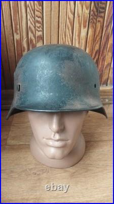 German M35 Steel Helmet WWII Wehrmacht Original Collectible Size 64