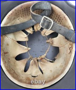 German M40/55 Stahlhelm Steel Helmet! Refurbished in Finland and sanitized German M40/55 Stahlhelm Steel Helmet! Refurbished in Finland and sanitized